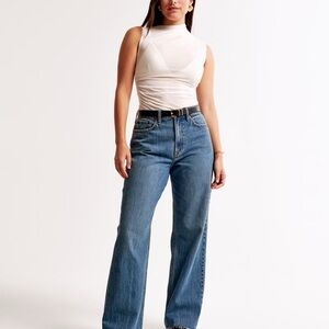 Abercrombie Curve Love High Rise Loose Jean